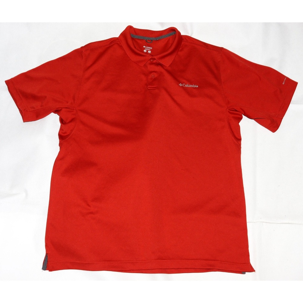 Columbia Omni-Shade PFG Men's Short Sleeve‎ Polo Shirt Size Large